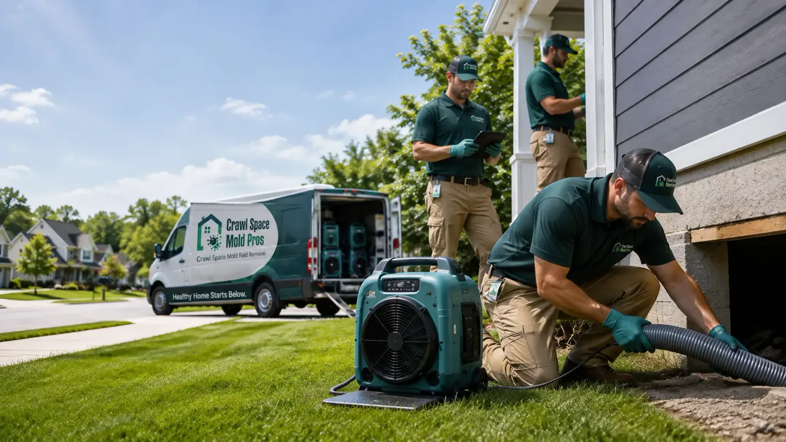 Crawl Space Mold Removal in Sunnyvale, TX